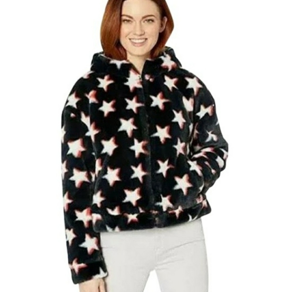 UGG Mandy Faux fur hoodie.NWOT.S.